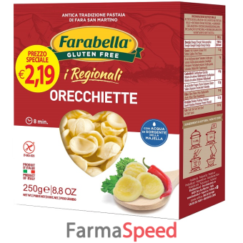 farabella orecchiette i regionali pasta fresca stabilizzata 250 g promo