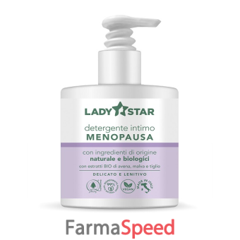 ladystar detergente intimo donna in menopausa 300 ml