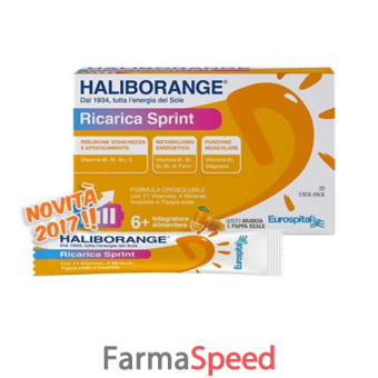 haliborange ricarica sprint 40 g