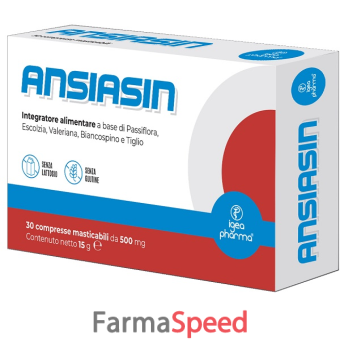 ansiasin 30 compresse masticabili