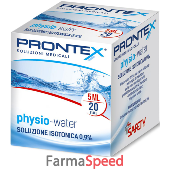 soluzione fisiologica prontex physio isotonic 20 fiale da 5 ml