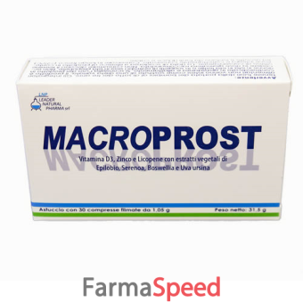 macroprost 30 compresse 31,5 g