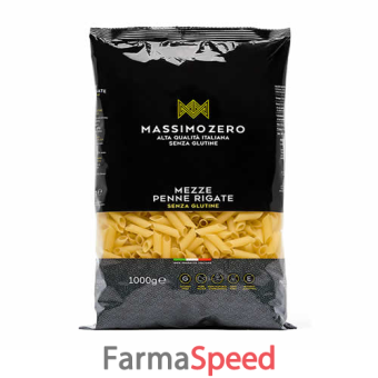 massimo zero mezze penne rigate senza glutine 1 kg