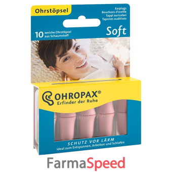 ohropax soft tappi intrauricolari 10 pezzi