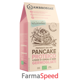 ambrosiae preparato per pancake proteico con farina di ceci 250 g