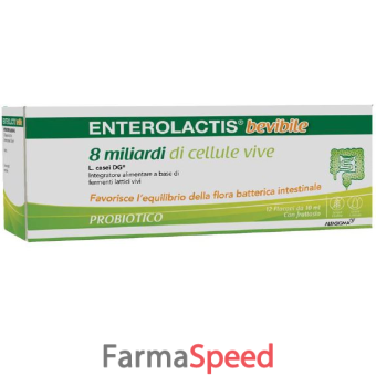 enterolactis bevibile 12 flaconcini x 10 ml