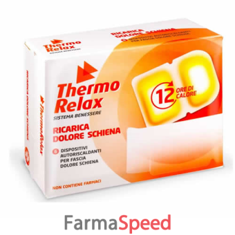 thermorelax ricarica per fascia lombare 6 pezzi