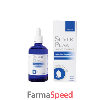 silver peak soluzione gocce 100 ml argento colloidale