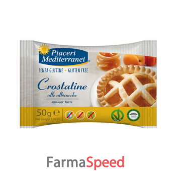 piaceri mediterranei crostatine all'albicocca 4 x 50 g