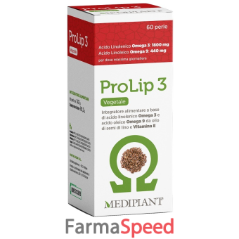 mediplant prolip 3 vegetale 60 perle