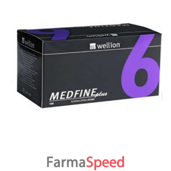 wellion medfine plus 6 31 gauge 100 pezzi