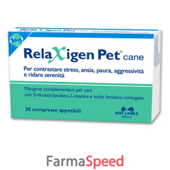 relaxigen pet cane 20 compresse