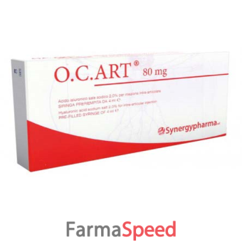 siringa intra-articolare oc art acido ialuronico 80 mg 4ml