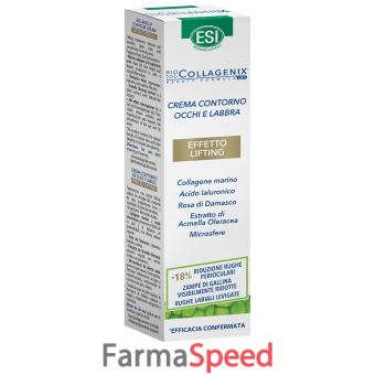 esi biocollagenix crema contorno occhi labbra effetto lifting 15 ml