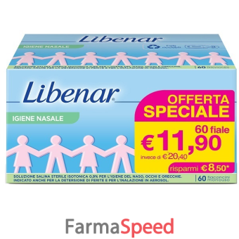 fiale isotoniche libenar 60 pezzi da 5 ml