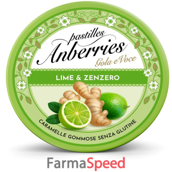 anberries lime & zenzero 50 g