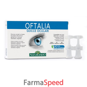 oftalia gocce oculari monodose 2 strip da 5 fiale da 0,5 ml