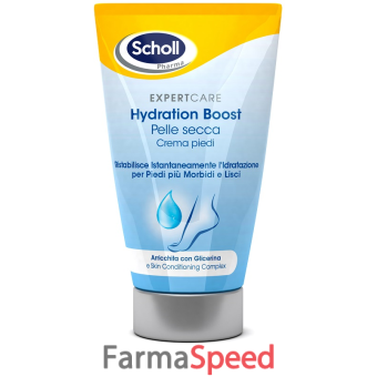 scholl expertcare hydration boost pelle secca crema piedi 150 ml