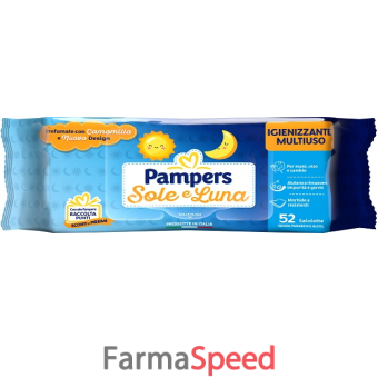 pampers wipes sole & luna 52 pezzi