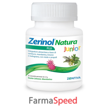 zerinol natura flu junior 20 caramelle gommose