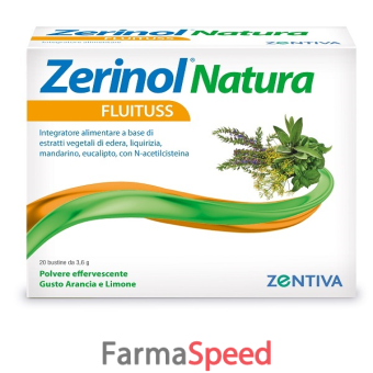 zerinol natura fluituss 20 bustine