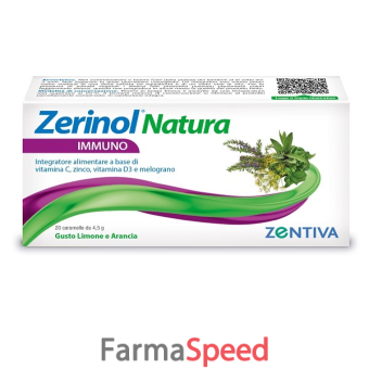 zerinol natura immuno 20 caramelle