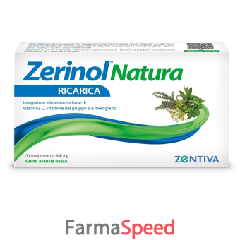 zerinol natura ricarica 30 compresse