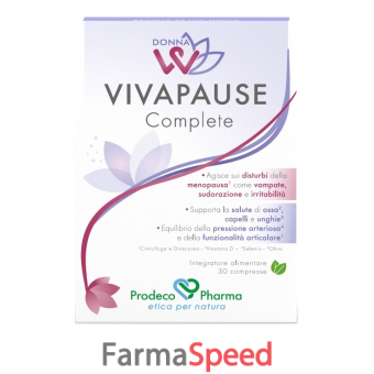 donnaw vivapause complete 30 compresse