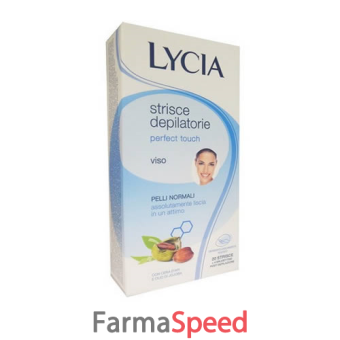 lycia perfect touch striscie depilatorie viso 20 strisce 