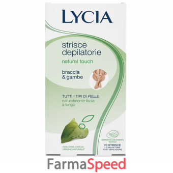 lycia natural touch gambe e braccia 20 strisce