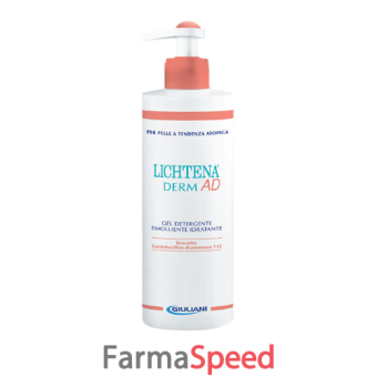 lichtena derma ad gel detergente emolliente idratante 400 ml