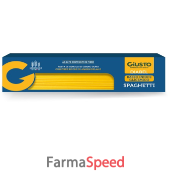 giusto diabel basso indice glicemico pasta spaghetti 400 g