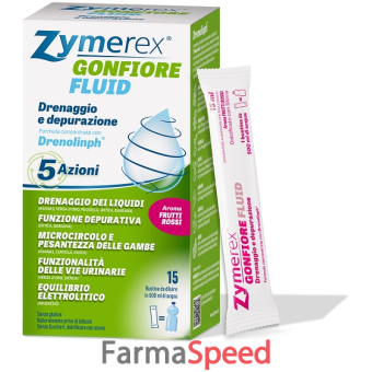 zymerex gonfiore fluid frutti rossi 15 bustine