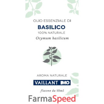 olio essenziale vaillant basilico 10 ml