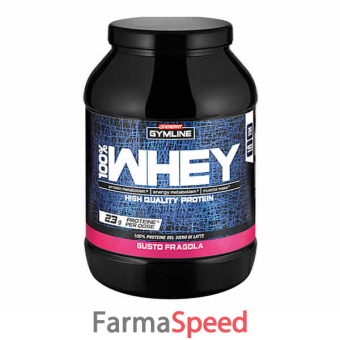 gymline 100% whey concentrate fragola 900 g