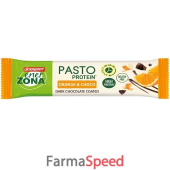 enerzona pasto protein orange&choco barretta ricoperta con cioccolato fondente 58 g