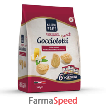 nutrifree gocciolotti snack 40 g x 6