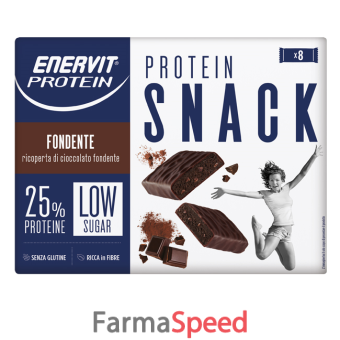 enervit protein snack fondente low sugar astuccio 8 x 27 g