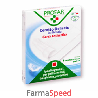 profar medicazione in striscia 50 x 6 cm garza con disinfettante