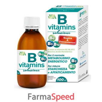 sanavita b vitamins soluzione 100 ml