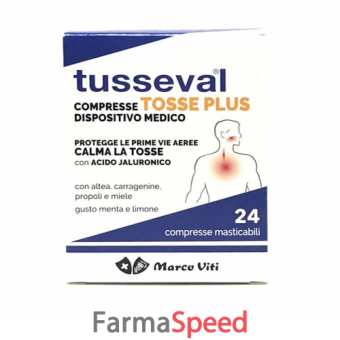 tusseval tosse plus 24 compresse