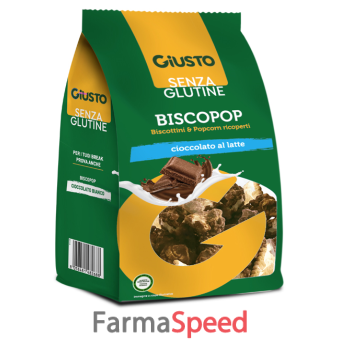 giusto senza glutine biscopop 80 g