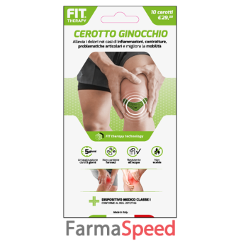 fit therapy cerotto ginocchio 10 pezzi