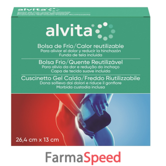 alvita cuscino caldo/freddo riutilizzabile 