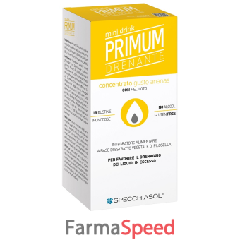 primum drenante mini drink ananas 15 bustine