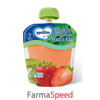 mellin 100% fragola kiwi 90 g