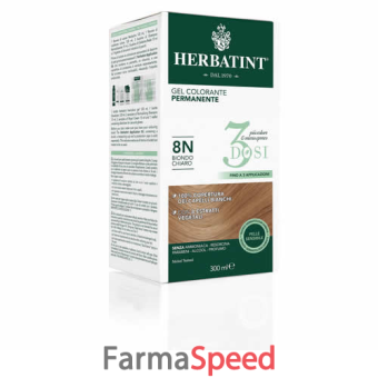 herbatint gel colorante permanente 3 dosi 8n biondo chiaro 300 ml