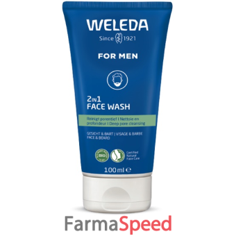 2in1 face wash gel detergente 100 ml