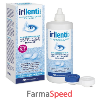 soluzione unica per lenti a contatto irilenti 360 ml + portalenti