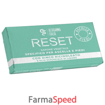 reset sapone vegetale ascelle e piedi 100 g